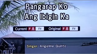 PANGAP KO ANG IBIGIN KA  Angeline Quinto 🎵Karaoke Version🎵