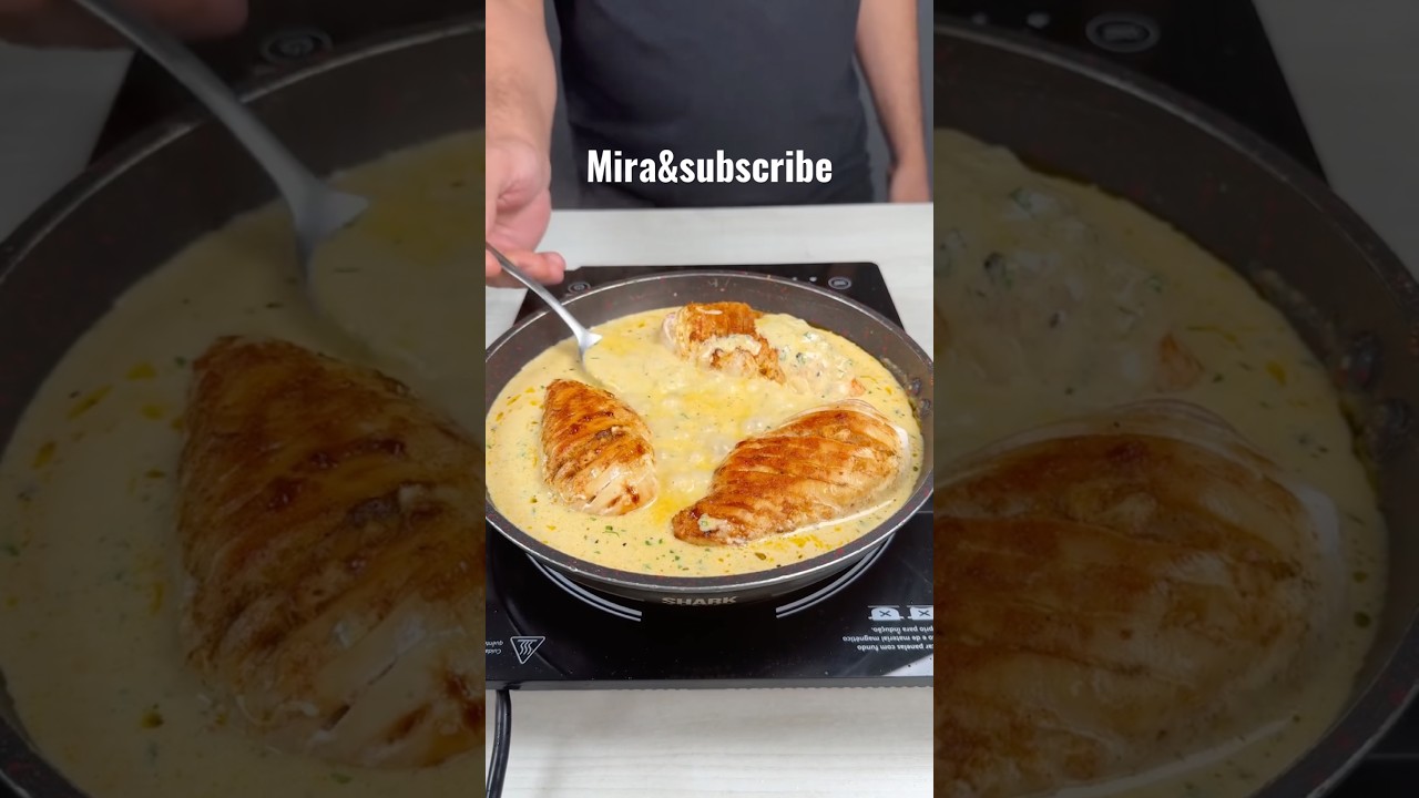 Cómo hacer pechuga de pollo receta fácil#subscribe