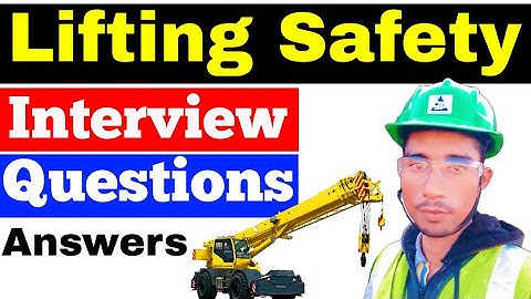 Crane Lifting Safety Officer Interview Question | Safety Officer Question and Answer | Crane Safety.