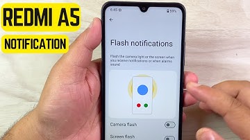 Redmi A5 Flash Notification Setup | How to Enable Flash Alerts