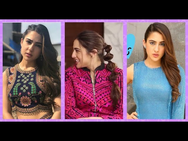 5 Min Hairstyle Inspired By Sara Ali Khan for an Indian occasion/Braid  Hairstyle/hairstyle for suit - YouTube