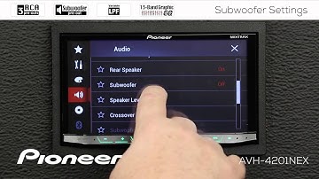 How To   Subwoofer Settings on Pioneer NEX Receivers