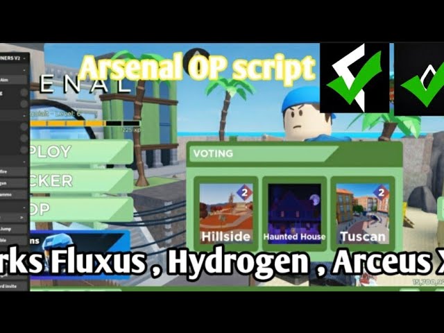 Arceus X, Arsenal Ultimate GUI Script Very Op