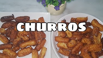 Homemade Mini Churros Recipe | Churros with only 5 ingredients | no piping bag or butter