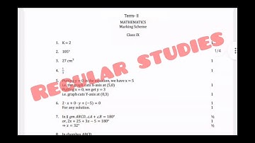 class 9th mathematics term 2 real paper solutions leaked #paper #pseb #term2 #finalpaper