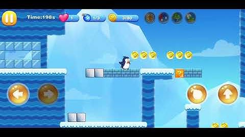 Penguin Run 2 - Level 14 Walkthrough | Android Game