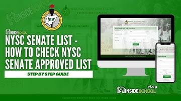 How to Check NYSC Senate Approved List of All Institutions