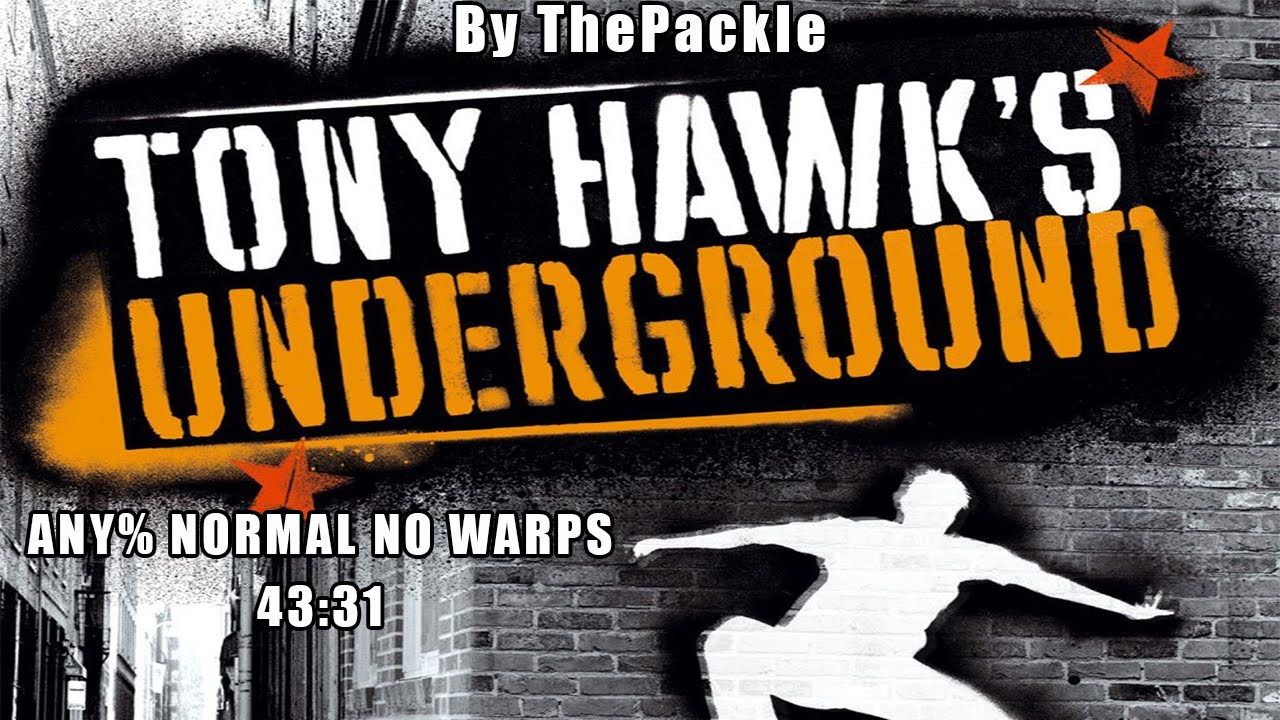 Tony Hawk's Underground -- Any% Normal No Warp (