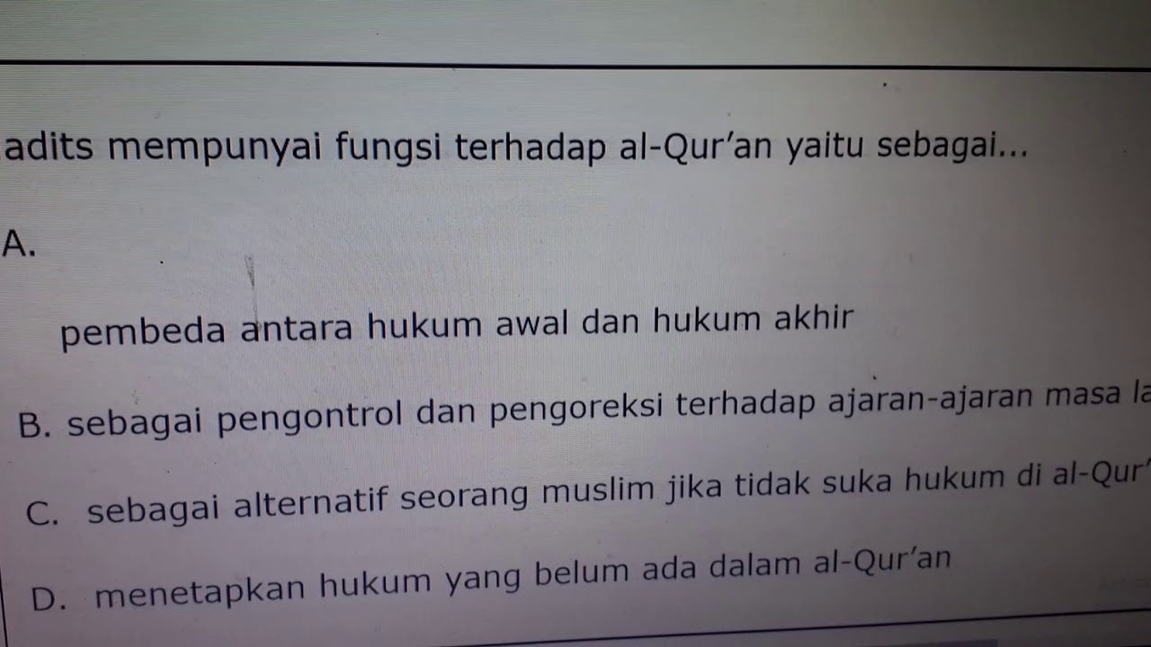 Kunci Jawaban Al Qur An Hadits Kelas 9 2020 | Revisi Id