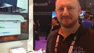 byteLAKE presenting Federated Learning demo at MWC 2019