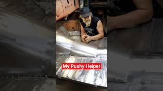 My Pushy Little Helper 😲 #builtnotbought #customfabrication #ratrodsforafrica