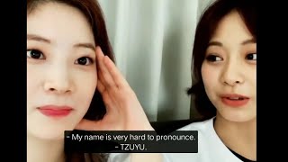 Learn how to pronounce Tzuyu’s name with Kim Dahyun