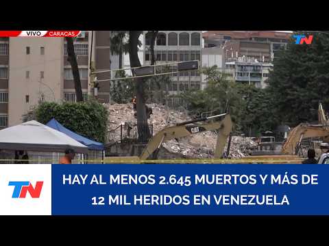 TERREMOTOS EN VENEZUELA: Hay al menos 2.645 muertos y más de 12 mil heridos