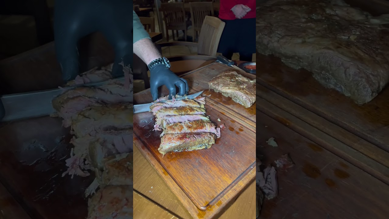 This Asado is on another level! 🔪🔥 Turkish Chef show at Patron Meat House!  