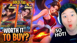 New KOF Valir and Masha skins are cheaper than a Paquito skin!? Review and Gameplay | Mobile Legends screenshot 1