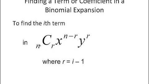 Pre-Calc 8.5 Binomial Expansion
