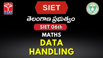 SIET 06th  CLASS  (EM) || MATHS - DATA HANDLING || T-SAT || 13.10.2022