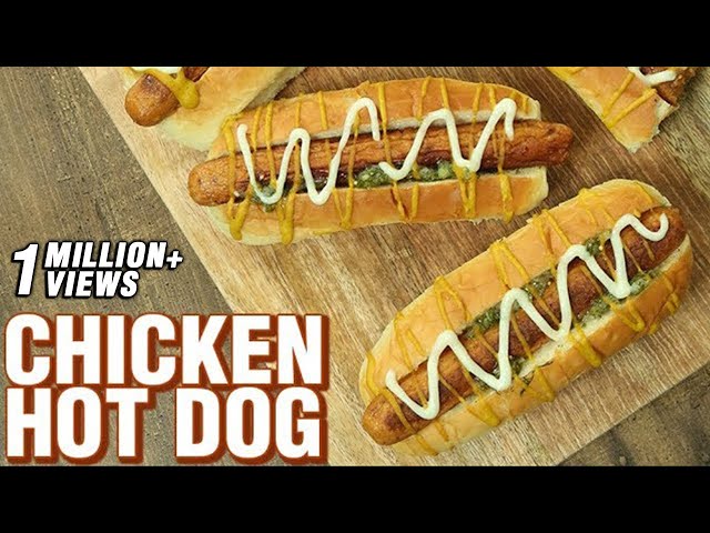 Chicken Hot Dog Recipe | Chicken Recipe | How To Make Chicken Hot Dog Rolls At Home | Varun Inamdar | Get Curried
