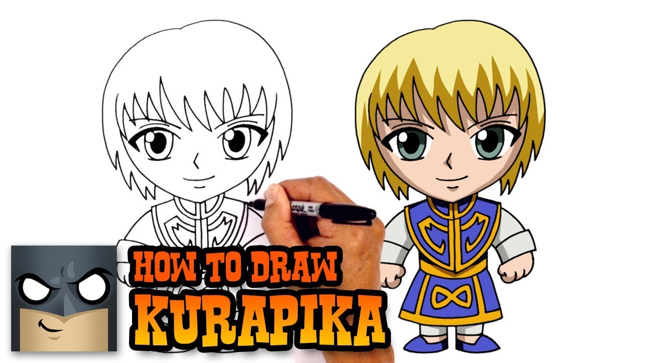 how to draw kurapika hunter x hunter youtube