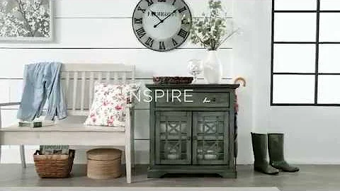 Patsy Antique Sage Nightstand by iNSPIRE Q Classic