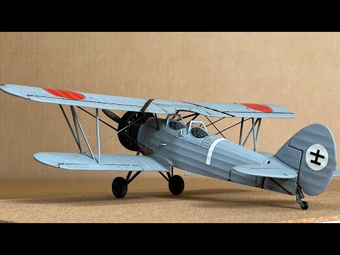 簡単内戦 キ-9 九五式一型乙 中間練習機 - NICHIMO 1/48 Ki-9 “SPRUCE” - YouTube