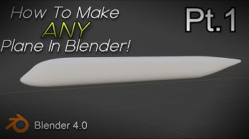 How To Make ANY Plane In Blender For Roblox! (Fuselage) P1 | Blender 4.0