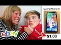 Kid Sells Mom's IPHONE for $1 on EBAY... [MUST WATCH]