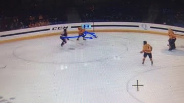 Quinnipiac defensemen using deception on puck retrievals to facilitate breakouts.