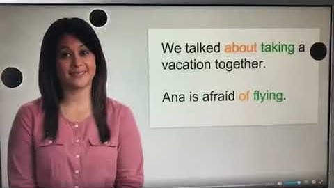 Gerunds as objects of prepositions