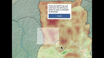 Raster Export on the Hand-in-Hand Geospatial Platform