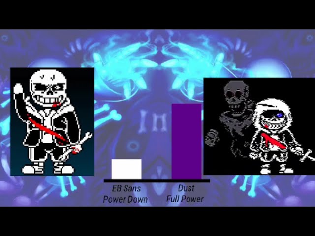 Murder Sans Canon vs Dust Sans Fanon #undertalefandom #dusttale #1v1  #debate #powerscaling 