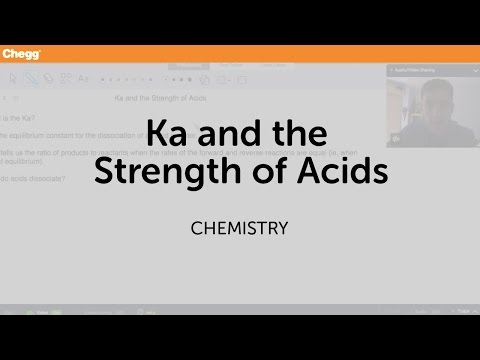 Ka and the Strength of Acids | Chemistry | Chegg Tutors