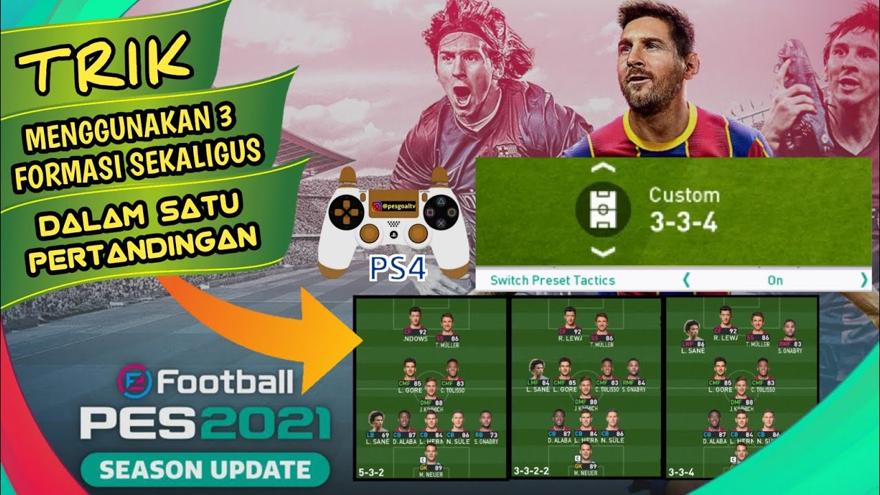 TRIK AMPUH PES 2021 - BIKIN LAWAN KEBINGUNGAN DENGAN 3
