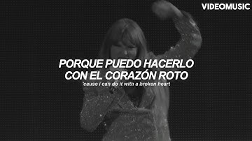 Taylor Swift - I Can Do It With a Broken Heart (Clean Version) (Español + Lyrics) | Video Official