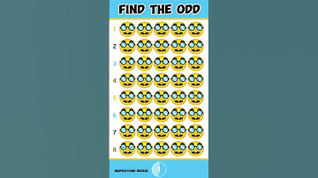 Emoji Enigma: Find The Odd #emojichallenge #shorts #viral #inspirationsbreeze