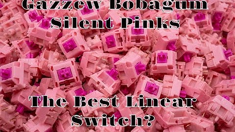 Gazzew Bobagum Silent Linear Switches in a Drop CTRL