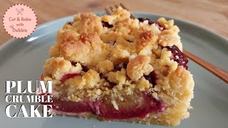 Plum Crumble Cake | PflaumenStreuselkuchen