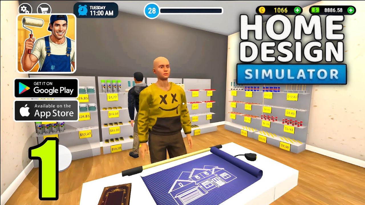 Home Design Simulator Gameplay (Android, iOS)