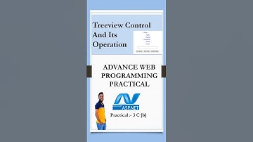 Advance Web Programming | TYIT | MU | Practical 3C (B) Treeview Operation ( Asp.Net C# )