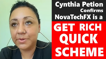 NovaTechFX CEO accidentally confirms they are operating a GET RICH QUICK SCHEME.