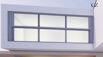 GZGY Automatic U-shaped/ L-shaped Guillotine Glass window