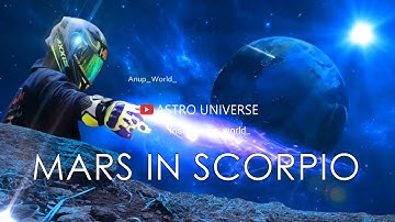 Scorpio Mars  |  Mars in Scorpio