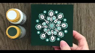 Beginners  EASY  Dot mandala  step by step  Full Tutorial  41