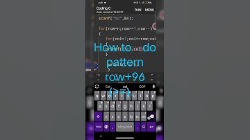 ##how to do pattern row+96 2024. #mobile#program #python #code#html #php #foryou#viralvideo #real