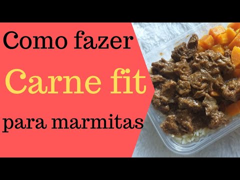 Como fazer uma carne fitness #fit #marmitasfit #marmitasaudavel