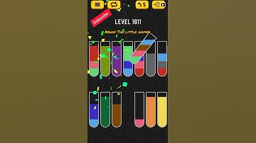 Water sort puzzle level 1811