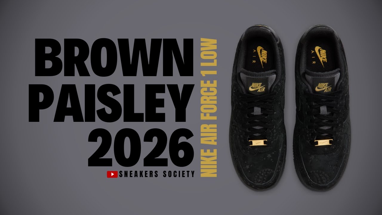 BLACK PAISLEY 2026 Nike Air Force 1 Low | DETAILED LOOK + PRICE