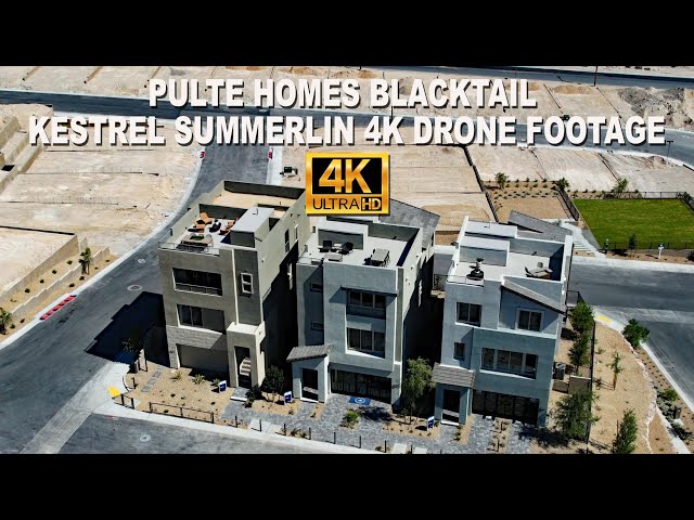 Pulte Homes Blacktail Kestrel Summerlin 4K Drone Footage