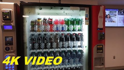 4K VIDEO: Soda Vending Machine @ Leominster Hospital