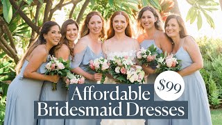 My Bridesmaid Dresses! Affordable Dress Options Under $100 from Birdy Grey